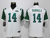 Women Nike Jets 14 Sam Darnold White Vapor Untouchable Limited Jersey,baseball caps,new era cap wholesale,wholesale hats